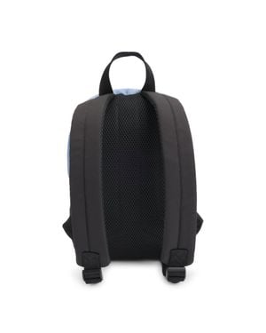 BOSS Kids' Two-Tone Backpack With Logo Print - Black