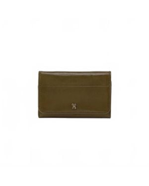 Hobo International Jill Trifold Wallet - Green