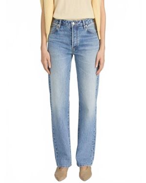 FRAME Essential Straight-Leg Jeans - Blue