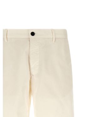 Incotex Cotton Bermuda Shorts - Natural