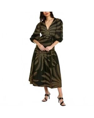 Alexis Blisse Midi Dress - Green