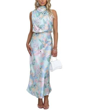 CHARLOTTE GREEN Maxi Dress - Blue