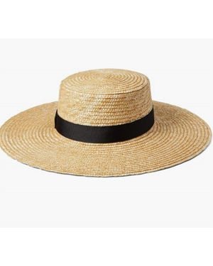 Lack of Color Spencer Boater Hat - Metallic