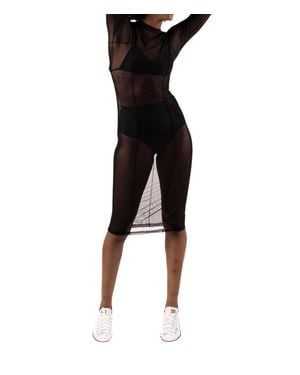 Bela Brand Tube Tulle Dress Cover Up - Black