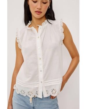 Rails Avery Button Down Blouse - White