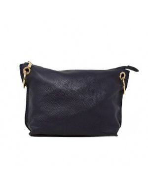 German Fuentes Jasmine Crossbody Bag With Strap - Blue