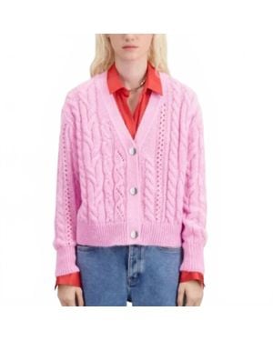 The Kooples Mohair Cardigan - Pink
