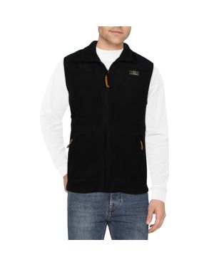 L.L. Bean Drawstring Hem Polyester Outerwear Vest - Black