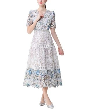 Kaimilan Midi Dress - White