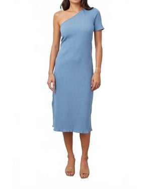 Rails Rania One Shoulder Dress - Blue