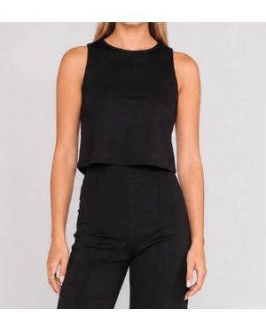 Ripley Rader Ponte Knit Tank Top - Black