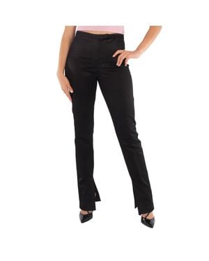 Alexander Wang Stretch-Satin Tailored Legging - Black