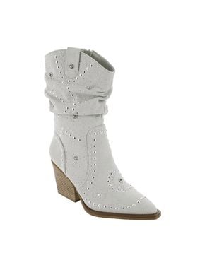 Very G Stellar Studded Boot - White