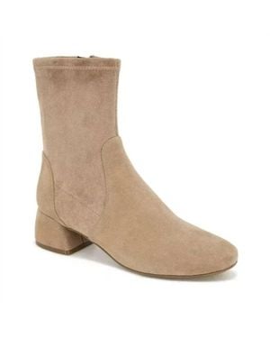 Gentle Souls Emily Suede Boots - Natural