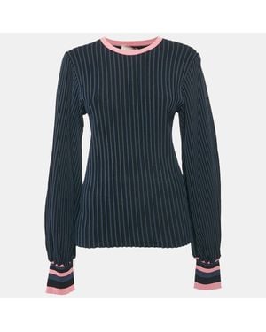 ROKSANDA Roksanda/ Stripe Jersey Sweater Top - Blue