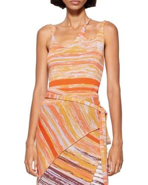 Jonathan Simkhai Avani Space Dye Tank Top - Orange