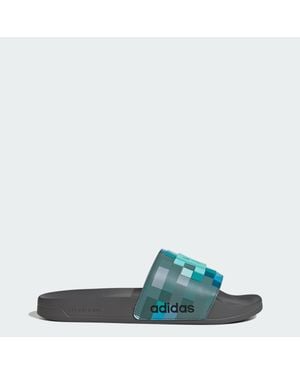 adidas Adilette Shower Minecraft Slides - Green