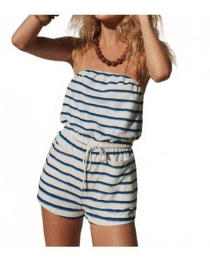 Jen's Pirate Booty Dolphin Hem Gym Shorts - Blue