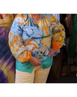 Mucho Gusto Saddle Top - Blue