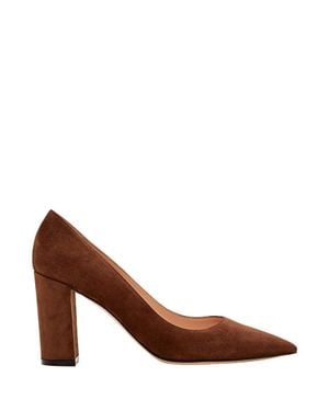 Gianvito Rossi Piper Pump 85 Suede - Brown