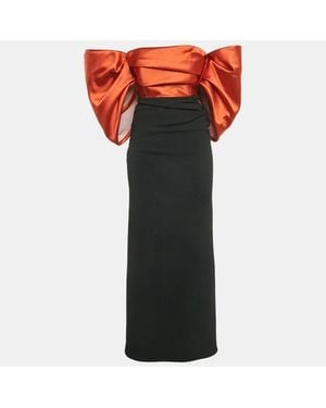 Solace London Crepe Arla Maxi Dress - Red