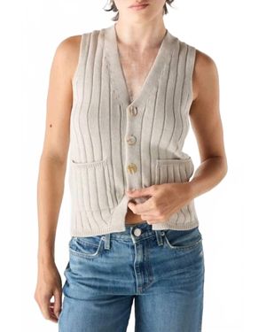 Amo Denim Marlowe Sweater Vest - Blue