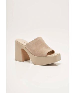 Free People Zoe Platform Heels - Natural
