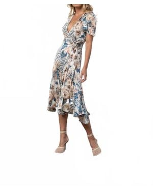 d'Offay Lily Wrap Dress - White