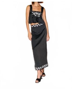 Ciao Lucia Elly Maxi Skirt - Black
