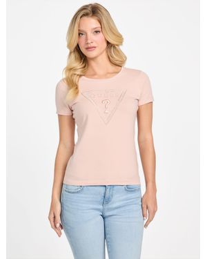 Guess Eco Charlee Logo Tee - Blue