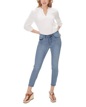 Fdj Olivia Slim Ankle Jean - Blue
