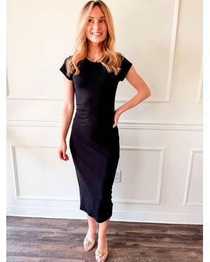 By Together Everyday Sleek Midi Dress - Black