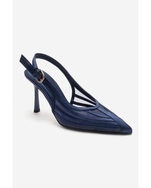 Prologue Shoes Safira Stiletto Pump - Blue