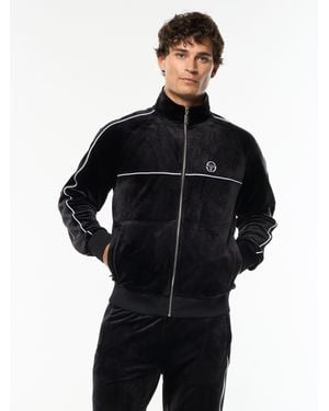 Sergio Tacchini Lioni Velour Track Jacket - Black