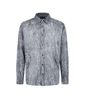 MR & MRS Viscose Shirt - Blue