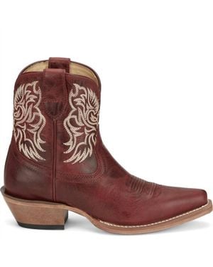 Justin Boots Isabella Ruby Cowhide Boots - Brown