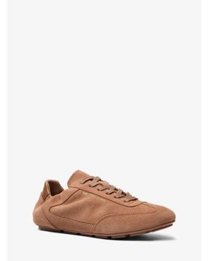 Michael Kors Keely Suede Sneaker - Brown