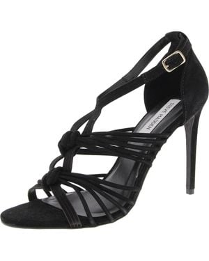 Steve Madden Lydia Adjustable Nubuck Heels - Gray