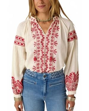 MAISON HOTEL Antonella Blouse - Red