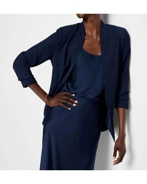 NIC+ZOE Skyla Social Edit Blazer - Blue