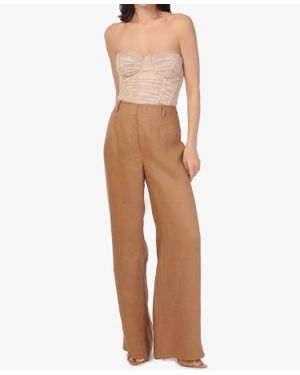 Cami NYC Iracemi High Rise Linen Pant - Natural