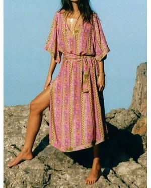 Spell Goldie Maxi Gown - Blue