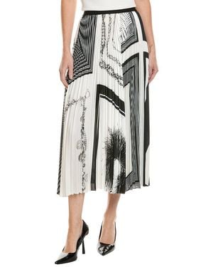Helmut Lang Pleated Skirt - White
