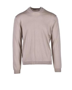Low Brand Crewneck Merino Wool Sweater - Pink