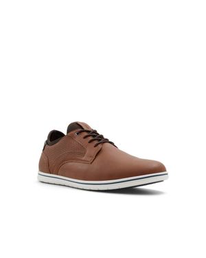 ALDO Carnaby Sneakers Cognac Lace Up Round Toe Casual Shoes Hawk2919 - Brown