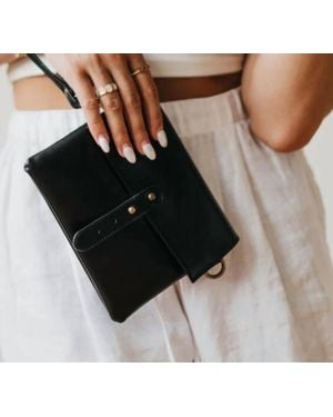 Pretty Simple Bethanie Belt Clutch Cross Body Bag - Black