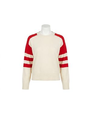 Faherty Throwback Crew Top - Red