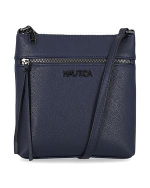 Nautica Zip Crossbody Bag - Blue