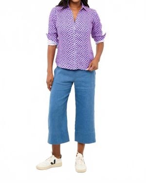 HIHO Twig Linen Shirt - Blue