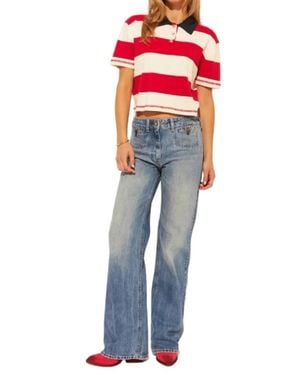 John + Jenn Angelo Striped Top - Blue